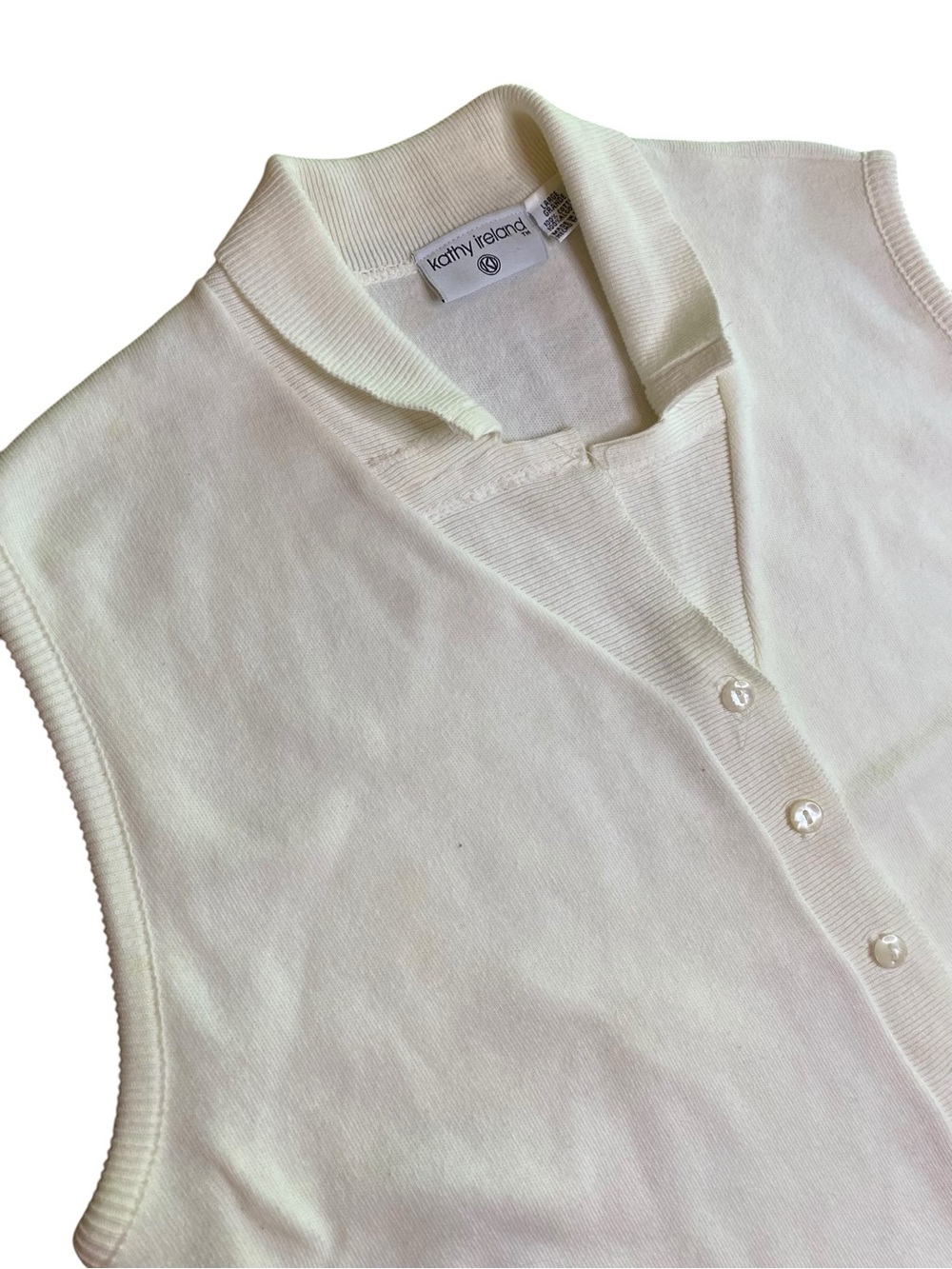 Vintage Kathy Ireland Top Women’s L Coastal Grandmas 90s Summer Vacation Travel